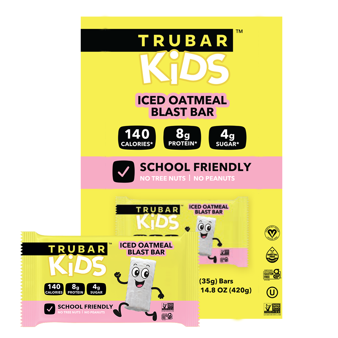 🧸 NEW! TRUBAR KiDS - Iced Oatmeal Blast Bar