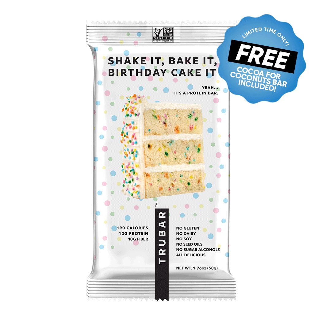 🍰🎈 NEW! Shake It, Bake It, Birthday Cake It + FREE TRUBAR