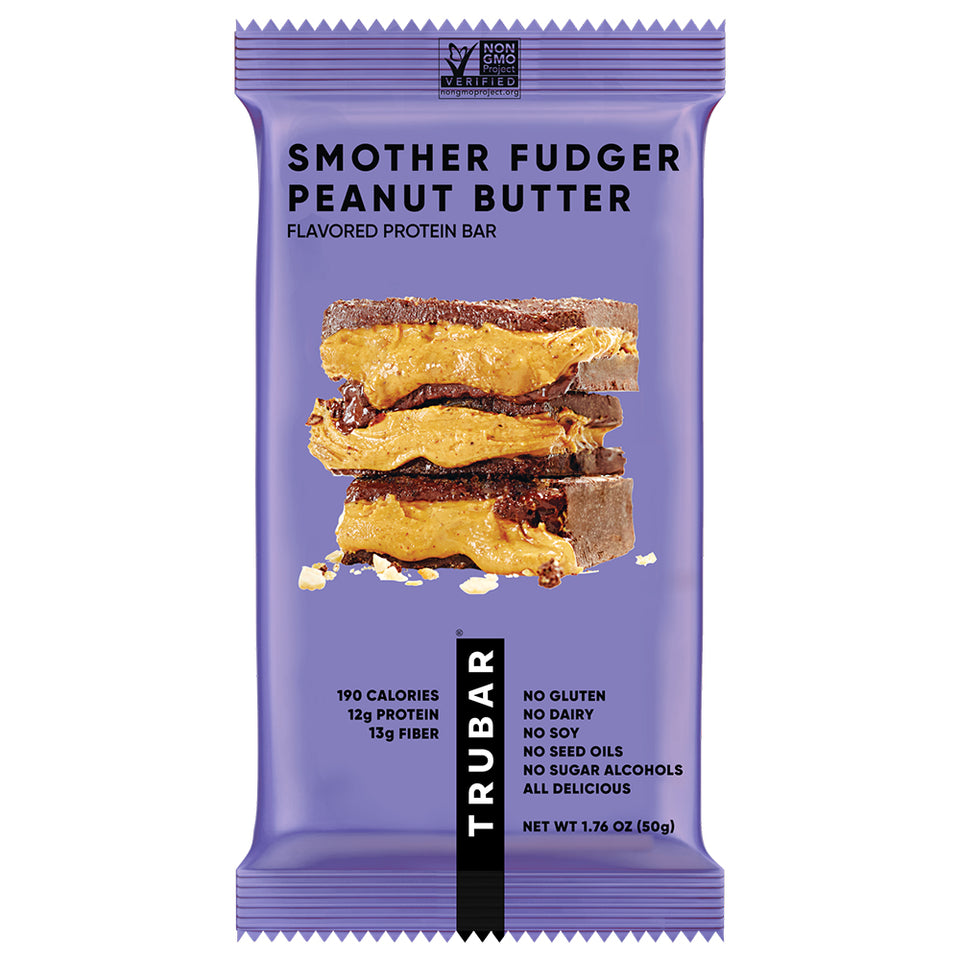 Smother-Fudger Peanut Butter TRU Women Nutrition and Protein Bar ...