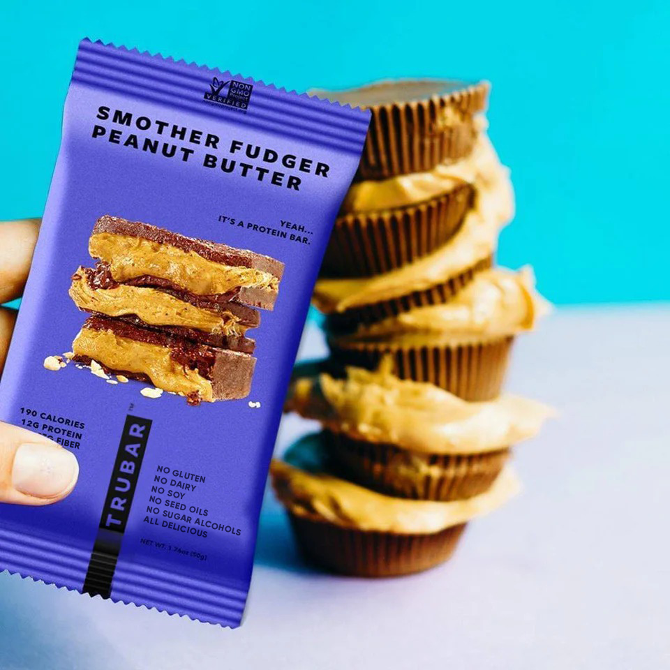 Smother-Fudger Peanut Butter TRU Women Nutrition and Protein Bar ...