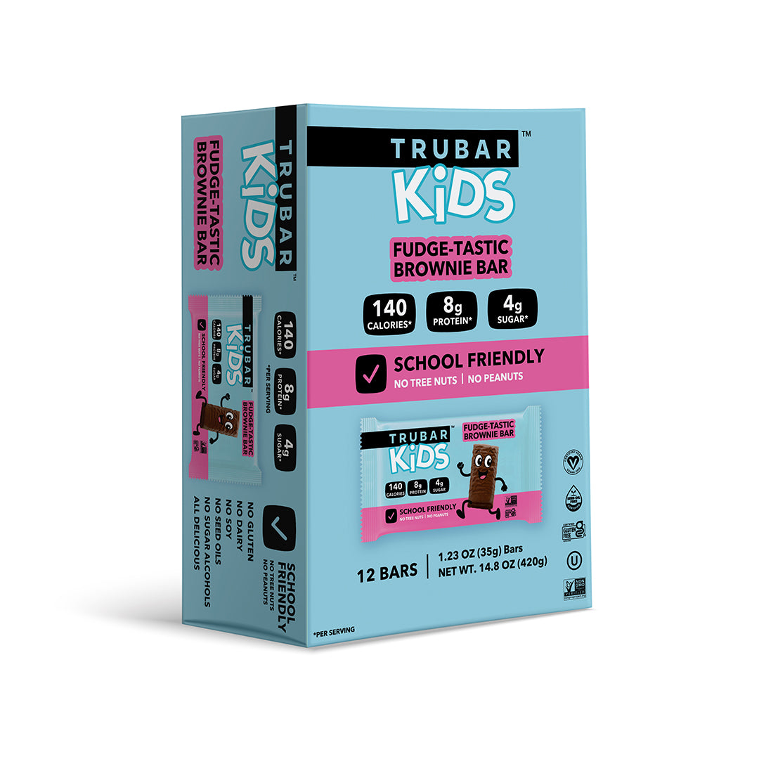 🎒 NEW! TRUBAR KiDS -  Fudge-Tastic Brownie Bar
