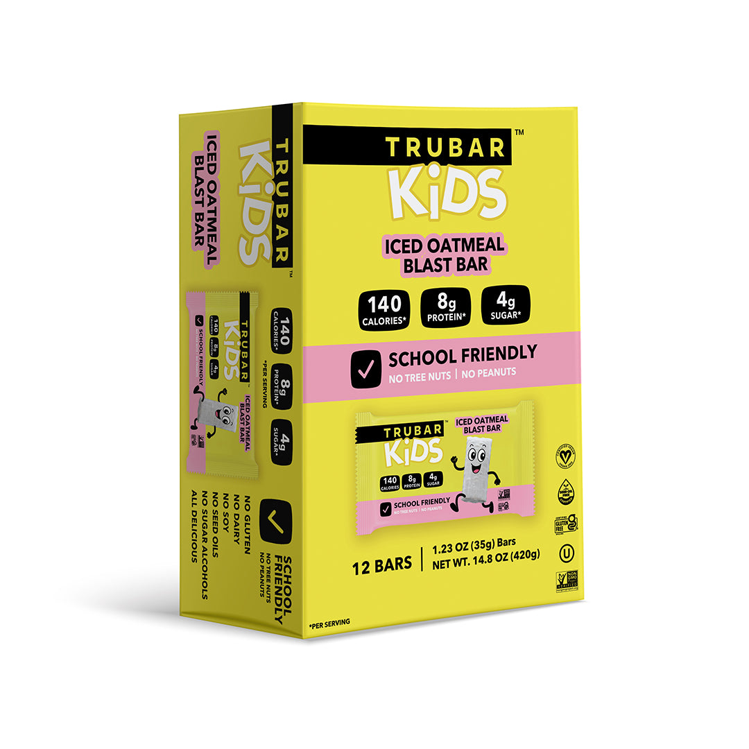 🧸 NEW! TRUBAR KiDS - Iced Oatmeal Blast Bar
