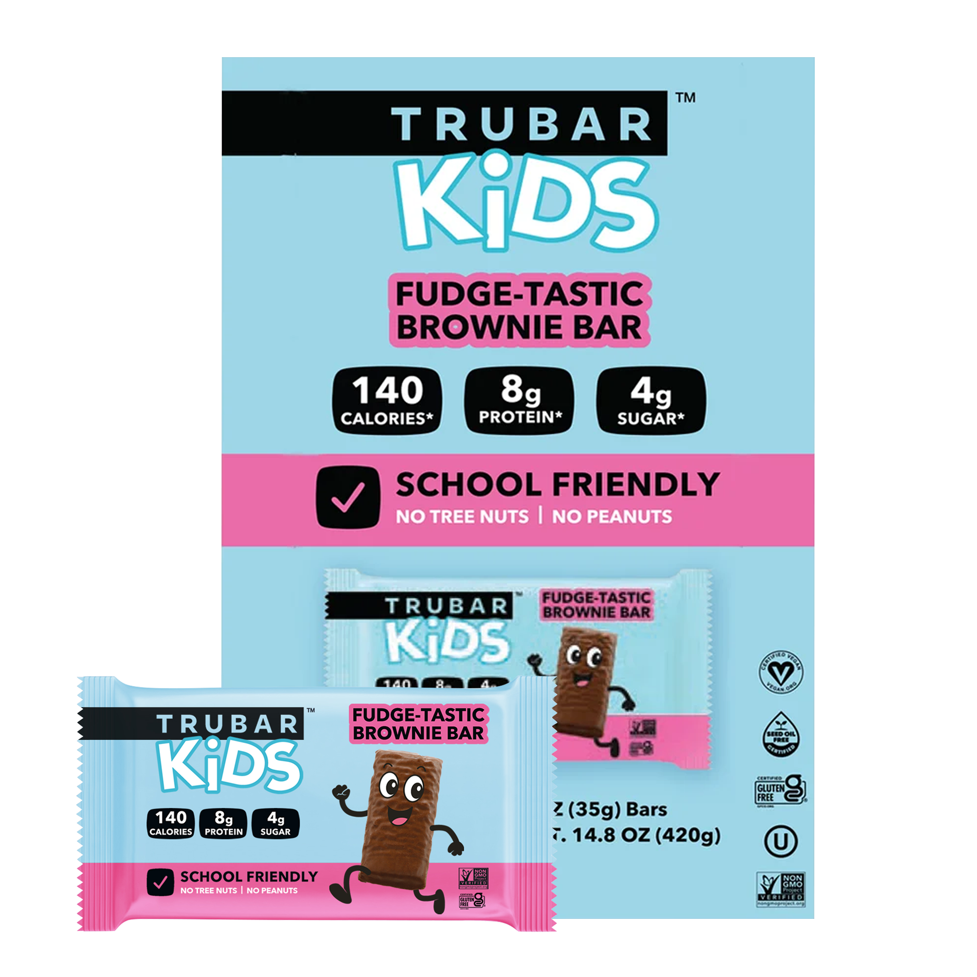 TRUBAR KiDS -  Fudge-Tastic Brownie Bar