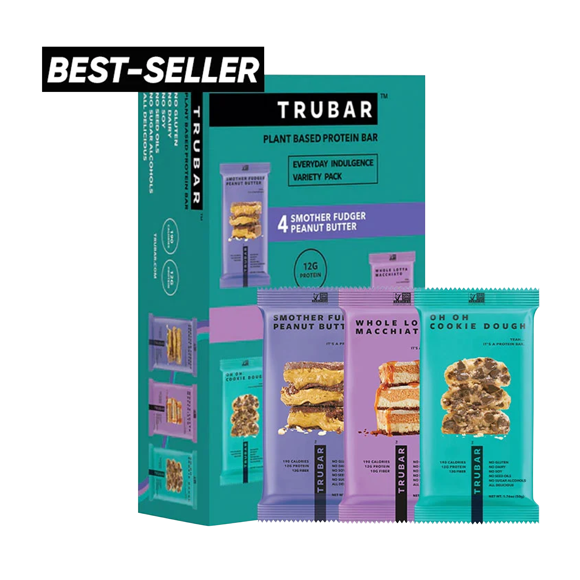Variety Pack: Smother Fudger Peanut Butter, Whole Lotta Macchiato & Oh Oh Cookie Dough