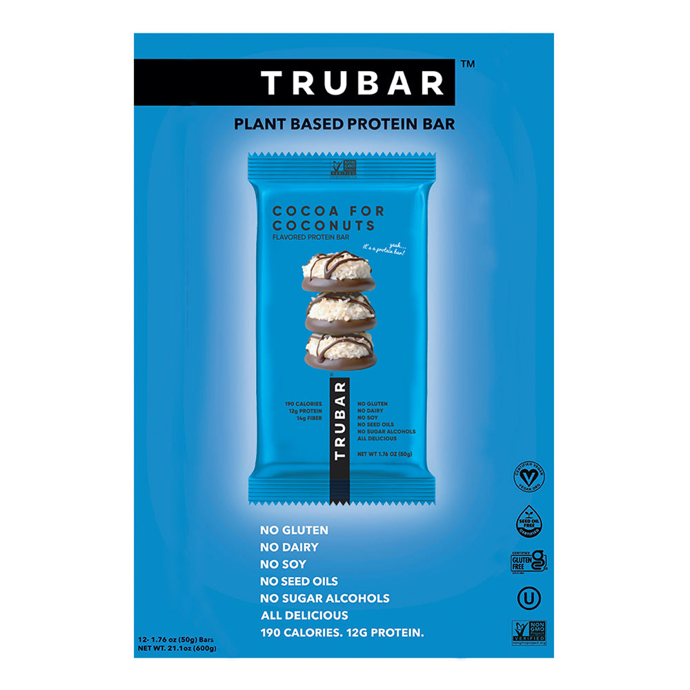 Cocoa for Coconuts TRUBAR Nutrition and Protein Bar – TRUBRANDS