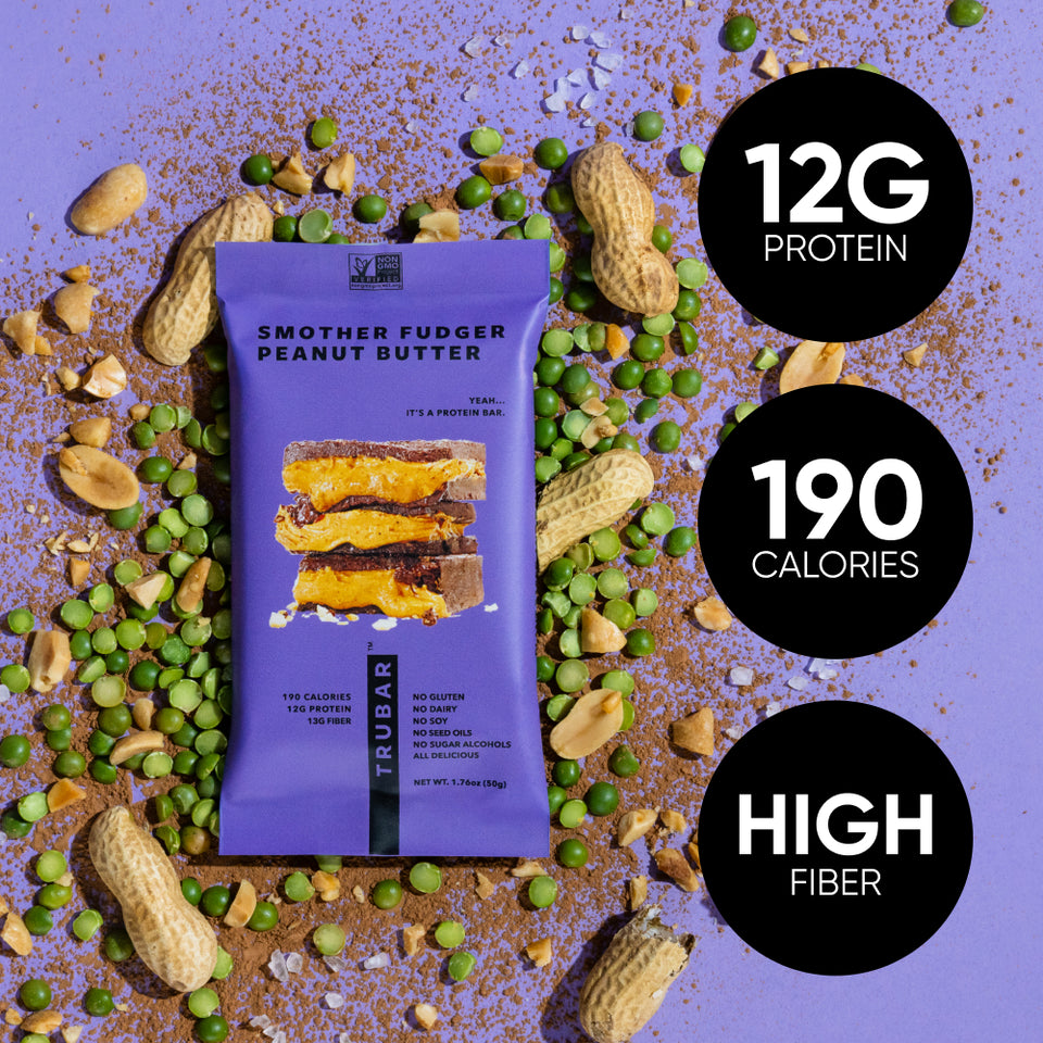 Smother-Fudger Peanut Butter TRU Women Nutrition and Protein Bar ...
